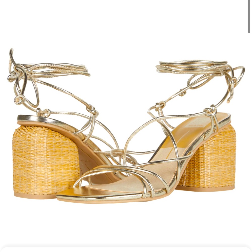 Dolce Vita Nika Strappy Block-Heel Sandals